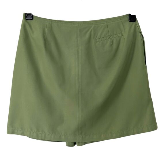 Izod Cool FX Green White Golf Polo Top L Skort 10 Women’s Activewear Set - Picture 6 of 12